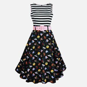 Disney Parks The Dress Shop Her Universe Magic Kingdom Icons Fit Flare Dress XL